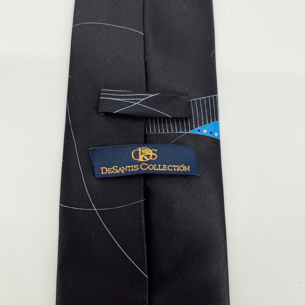 The DeSantis Collection Necktie Mens LOT of 4 Silk Ties Abstract Made in Italy - Picture 15 of 16